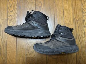 hoka one one m tor ultra hi 2 wp north face khaki trekking caravan trail mont-bell run トレッキング トレイルランニング 登山 カーキ