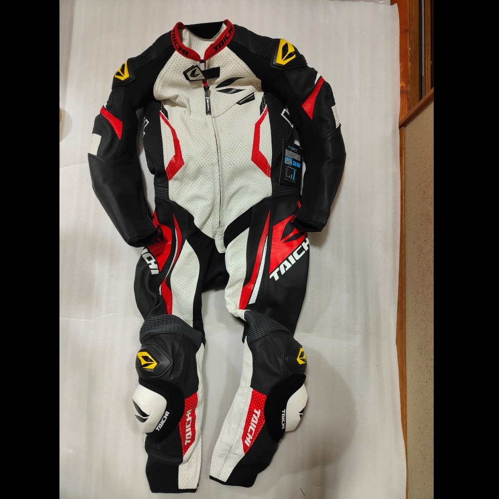 TAICHI 革ツナギ ブラック/ホワイト タイチ公式通販】レーシングギア - RS TAICHI