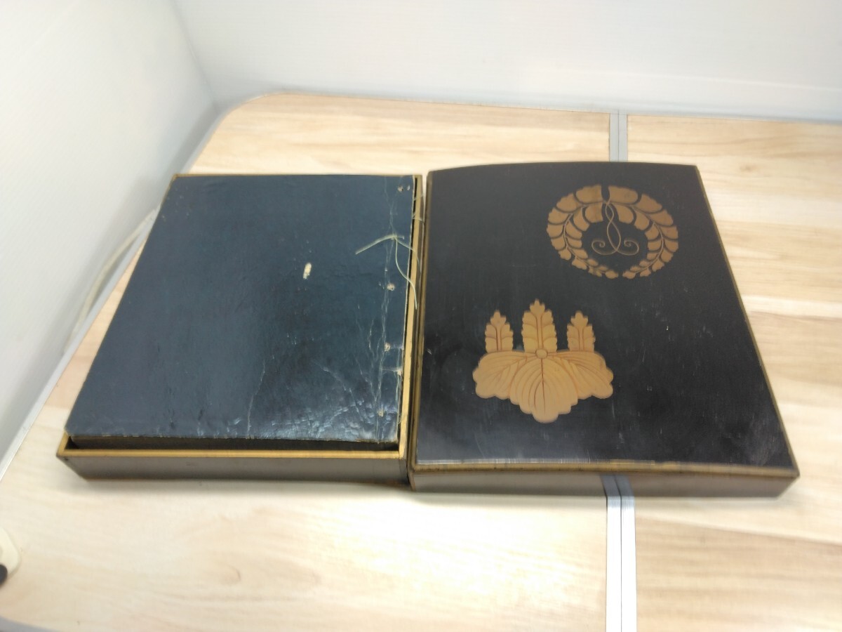 古書　釋達如　御文５帖揃　引出し木箱入り 古書 釋達如 御文5帖揃 引出し木箱入り コレクション