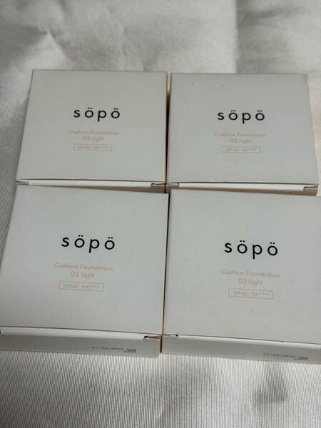 sopo ソポ クッションファンデーション 02ライト 15g×4個