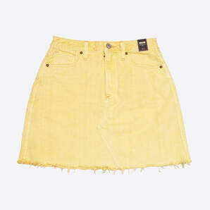 ★SALE★Abercrombie & Fitch/アバクロ★後染めデニムスカート (Yellow/26)