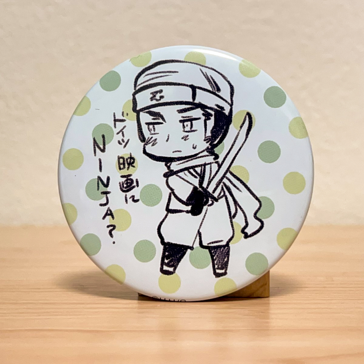 ヘタリア ドイツ 缶バッジ ヘタリア World☆Stars_アート缶バッジ ドイツ 食べ歩きグルメ