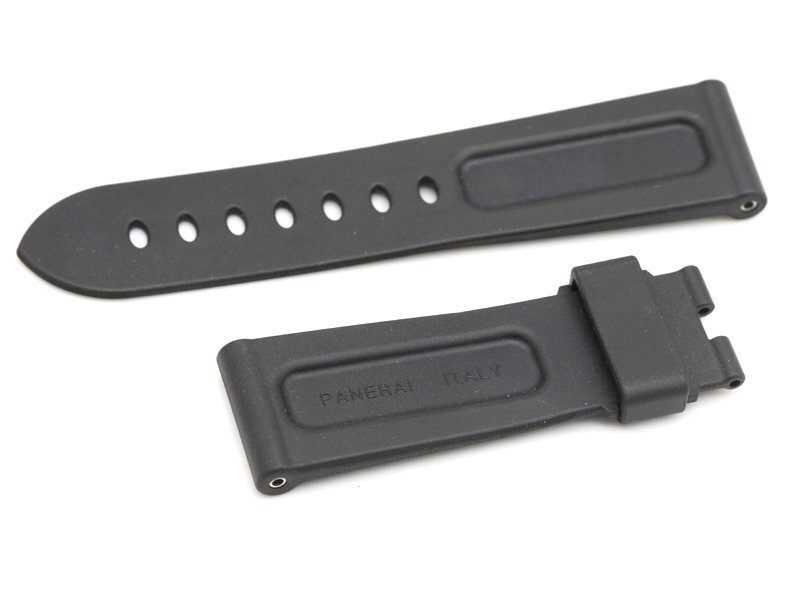【未使用保管品】パネライ　ラバーベルト　ブラック　22mm Yahoo!オークション -「パネライ ラバーベルト 22mm」(ブランド