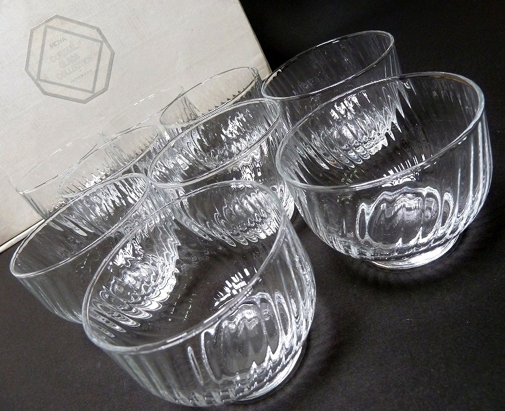 HOYA クリスタル小鉢揃6
客 HOYA保谷クリスタル紫陽花ガラス小鉢 : 昭和レトロ食器雑貨通販
