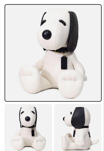 SALE☆限定1点☆ 特大COACH& PEANUTSコラボスヌーピーぬいぐるみ