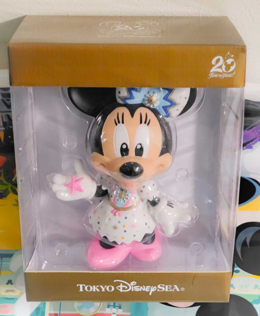 ディズニーシー　20周年　限定　ミニー　フィギュア ミッキー&ミニーのフィギュアリン（ディズニーシー20周年