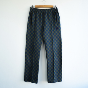 美品 NEEDLES ニードルズ 定価2万2000円 日本製 Track Pant Poly Jq. トラック パンツ ジャージ M 管理番号F837vv