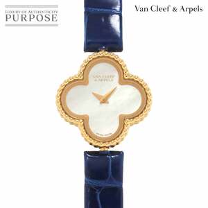 Van Cleef & Arpels Van Cleef&Arpels Suite aru рукоятка blaVCAR08SF00 женские наручные часы K18PG кварц Alhambra 90290675