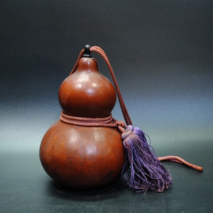 【売切り屋】時代 瓢箪 花押 中国 唐物 日本 煎茶道具 古瓢箪徳利 天然瓢箪