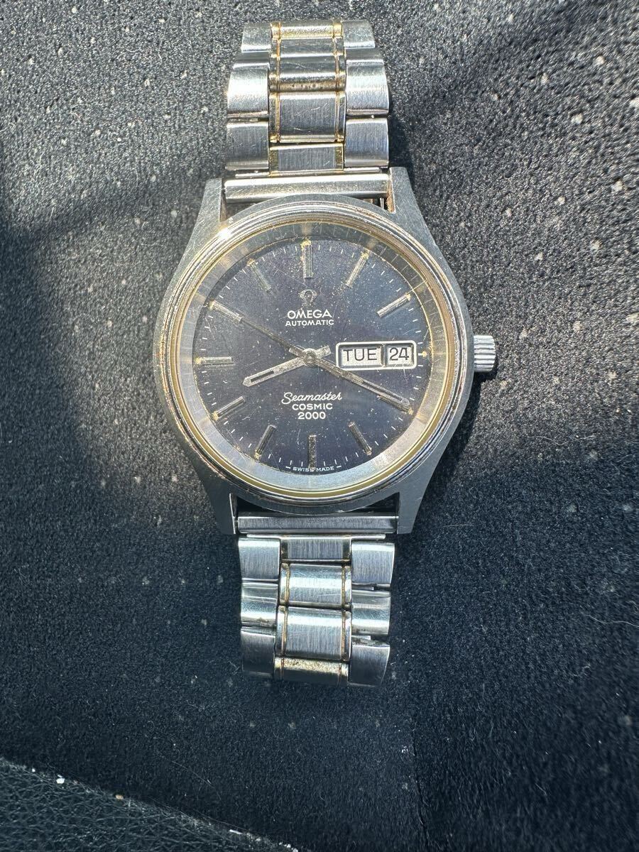 オメガ　シーマスター2000 コスミック 腕時計　アンティーク オメガ シーマスター コスミック2000 1970年代製 自動巻 箱