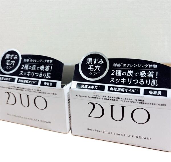 DUO デュオ ザ クレンジングバーム 洗顔 クレンジング 角質ケア 黒ずみ 毛穴ケア ブラックリペア 90g x 2個
