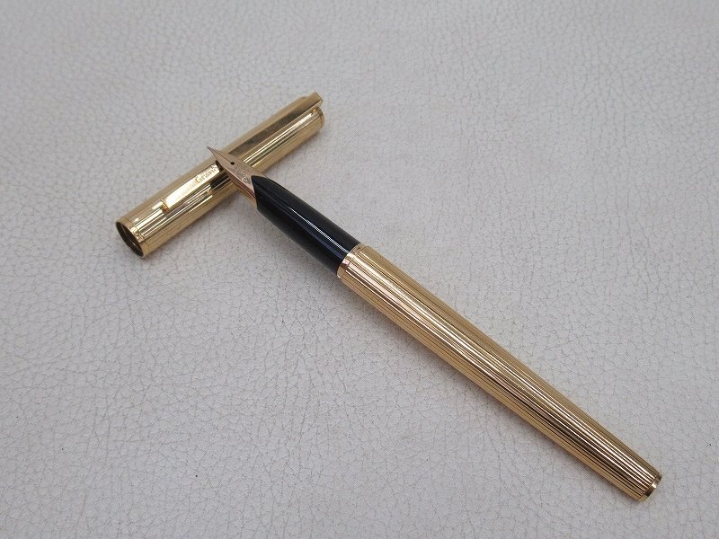 【廃盤】パイロット 万年筆 グランディ 22KGP 14K.ゴールド F(細字) 1985 パイロット グランディー 22KGP PILOT Grandee 22KGP