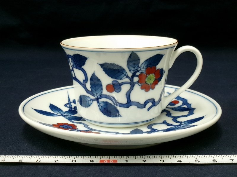 舘林喜助　染付葡萄絵　花瓶 舘林喜助 染付葡萄絵 花瓶