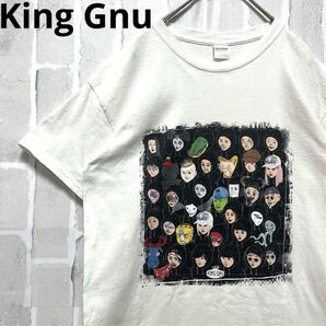 King Gnu キングヌー ツアー Tシャツ 半袖 Sympa ギルダン サイズM デカロゴ ビッグロゴ メンズ 送料無料