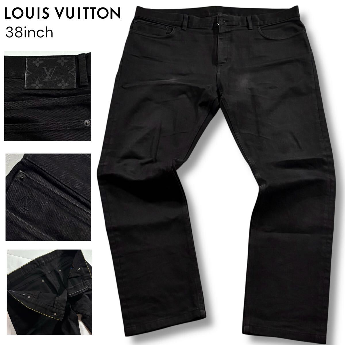 未使用に近い❢ルイヴィトン　パンツ　LOUISVUITTON　ブラック　WOOL 2025年最新】LOUIS VUITTON メンズ パンツ その他の人気アイテム