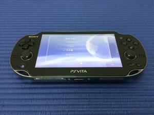 【GB2125/60/0】ジャンク(クリーニング済)★SONY PlayStation Vita 本体★PCH-1000★クリスタル ブラック★PS Vita★ゲーム機★
