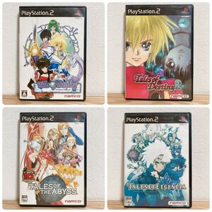 【中古】〈PS2ソフト〉4本セット テイルズオブデスティニー1&2 アビス レジェンディア TALES OF DESTINY プレステ2★A2507-0429