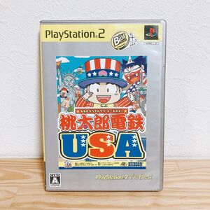 【中古】〈PS2ソフト〉桃太郎電鉄USA 桃鉄USA ザ・ベスト プレイステーション2 プレステ2★A2508-0041