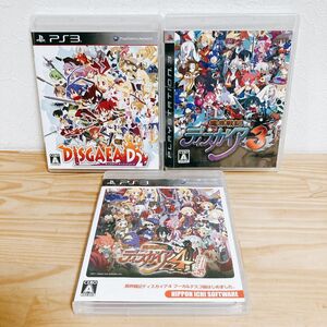 【中古】〈PS3ソフト〉3本セット ディスガイア D2 魔界戦記ディスガイア3&4 プレイステーション3 プレステ3★A2508-0086