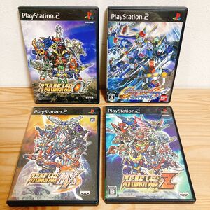 【中古】〈PS2ソフト〉4本セット スーパーロボット大戦MX スパロボZ スパロボα Gジェネスピリッツ プレイステーション2★A2508-0292