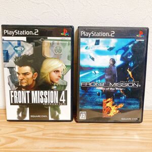 【中古】〈PS2ソフト〉2本セット フロントミッション4&5 FRONT MISSION5 ~Scare of the War~ プレイステーション2 プレステ2★A2508-0306