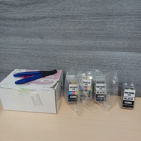 y080107k キャノン【互換品】Canon 詰め替えインク BC-340XL BC-341XL BC360XL BC-361XL カラー2本/ブラック2本 4本セット