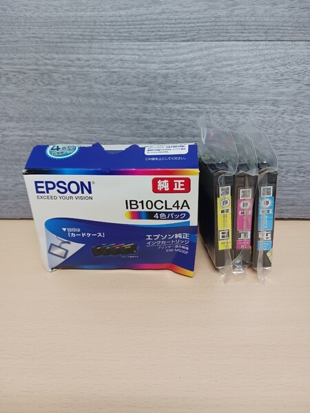 y080103k EPSON【純正品】エプソン インクカートリッジ カードケース IB10CL 3本セット(C/M/Y)