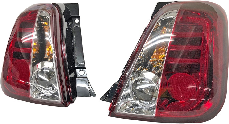 (ほんちゃん) アバルト カーボンルック テールライト フレームガーニッ アバルト ABARTH カーボン テールライト フレーム KOSHI テール