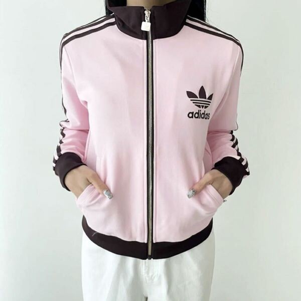 激レア adidas originals アディダスオリジナルス ベッケンバウアー トラックトップ トラックジャケット ジャージ クリアピンク