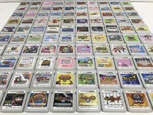 ◆◇タ020 3DS ソフト ダブり無し 100本 まとめ売り マリオ スマブラ 妖怪ウォッチ プリティーリズム アイカツ 初音ミク ドラえもん 他◇◆