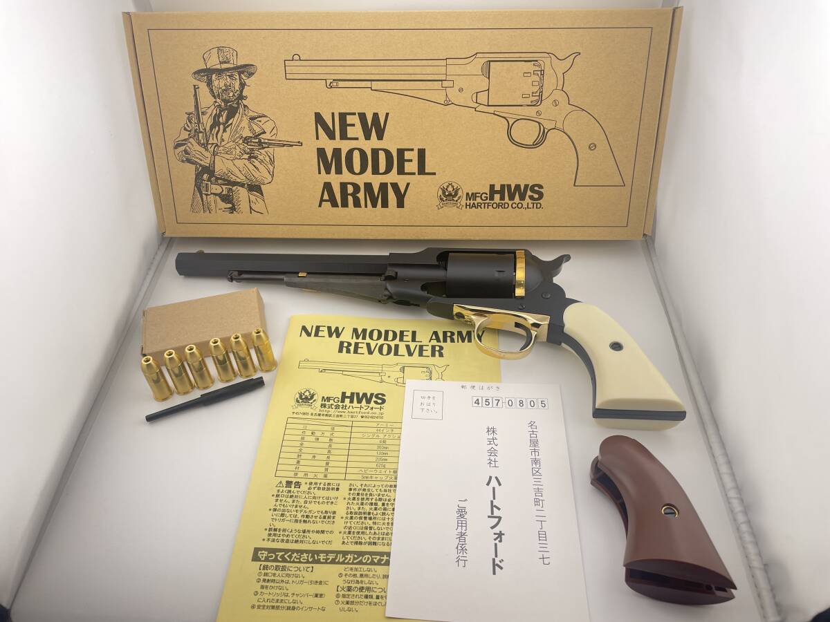 HWS NEW MODEL ARMY REVOLVER モデルガン(ジャンク) 2025年最新】Yahoo!オークション -ニューモデルアーミーの中古品