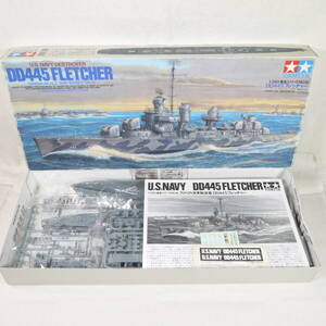 (19A8)【同梱不可】アメリカ海軍駆逐艦 DD445 フレッチャー タミヤ 1/350 艦船シリーズ NO.12 内袋未開封 未組立て