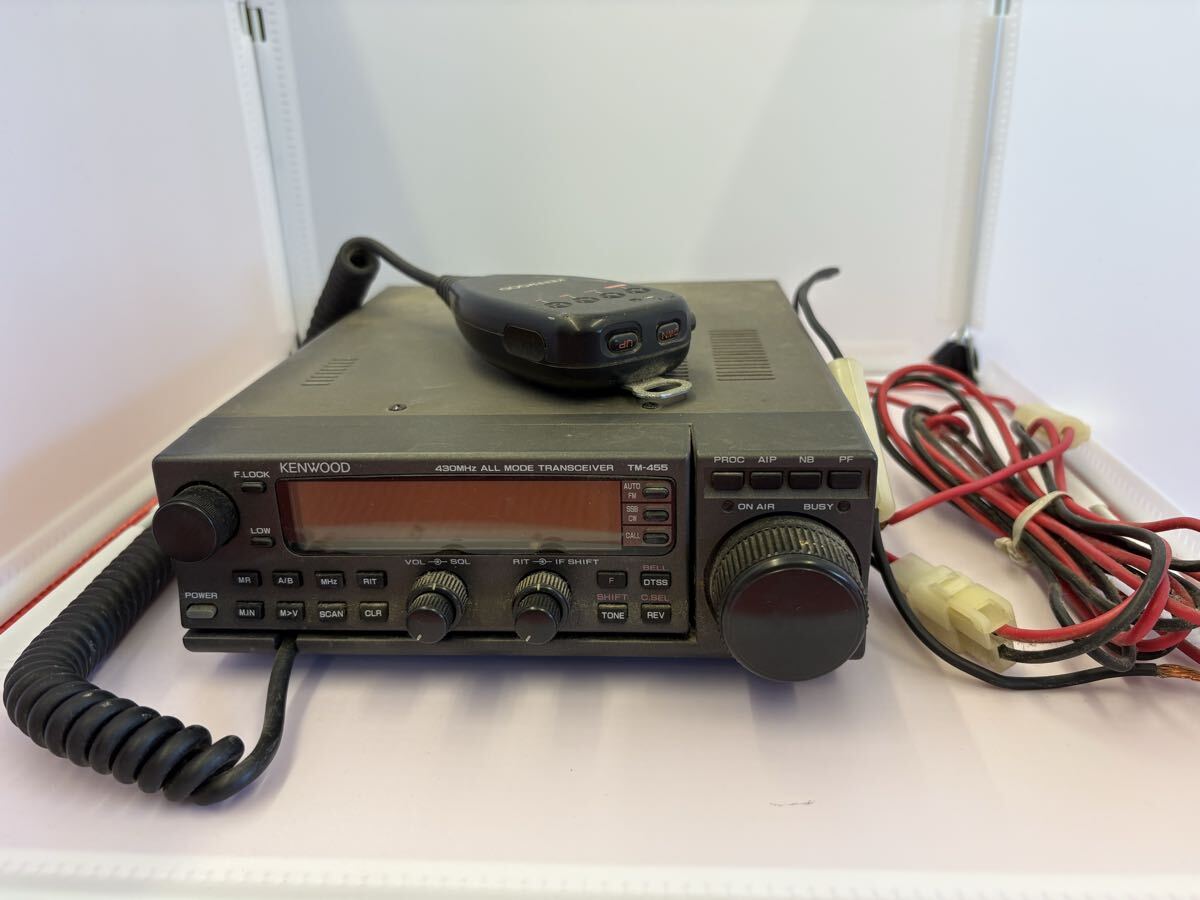 KENWOOD TM-455 トランシーバー ハイパワー FM・SSB・CW Yahoo!オークション -「tm-455」の落札相場・落札価格