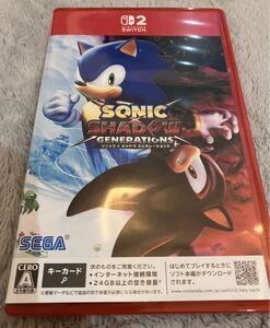 【Switch2】ソニック×シャドウ ジェネレーションズ ソニック シャドウ 中古美品