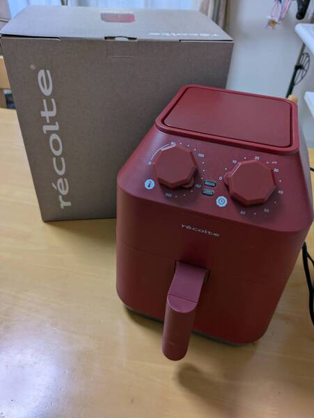 【美品】ノンフライヤー レコルト エアーオーブン RAO-1(R) レッド
