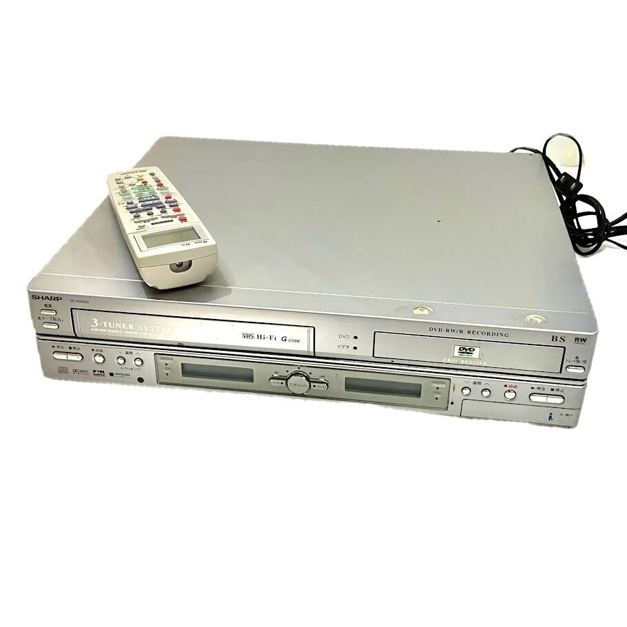 SHARP ビデオ一体型　DVDレコーダー　（DV-RW200） Amazon | シャープ ビデオ一体型DVDレコーダー DV-RW200 | DVD