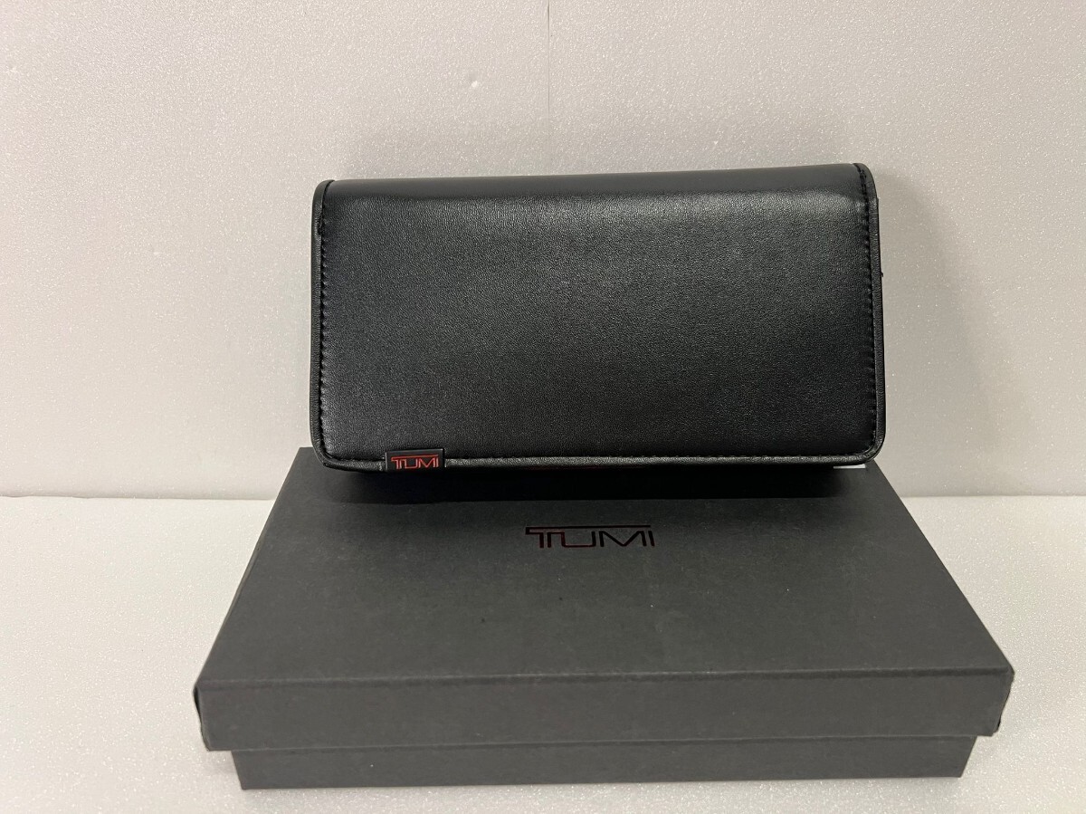 TUMI ブラック レザー 長財布 未使用品(箱付き) Yahoo!オークション -「tumi 財布 未使用」の落札相場・落札価格