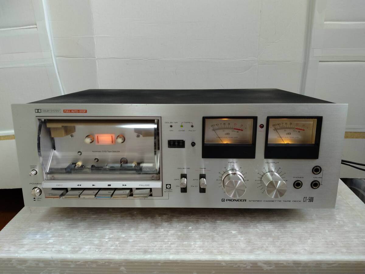 【美品】パイオニアカセットテープデッキＣＴ－６００ＭPL-340セットで売ります 美品】パイオニアカセットテープデッキCT－600MPL-340