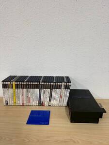 1円 現状保管品 PS2 本体 SCPH-10000 + ソフト32本セット 動作未確認 ジャンク扱い 戦国無双 FFXII ドラゴンボール 等