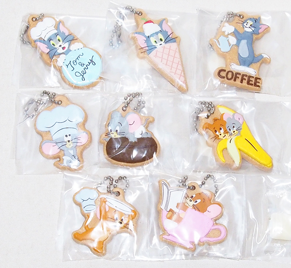 □トムとジェリー クッキーチャームコット 8種セット 【C3】 TOM and JERRY COOKIE CHARMCOT