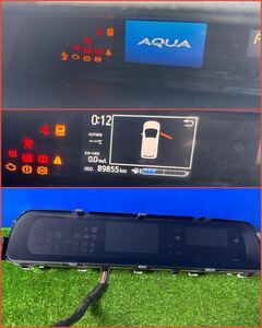 ZT-4964 走行距離: 89855km トヨタ アクア NHP10 スピードメーター 83800-52Z90 01B31