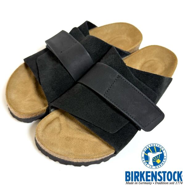 BIRKENSTOCK ビルケンシュトック KYOTO キョウト スエードレザー 京都 ヌバックレザー サンダル 37 24cm ブラック