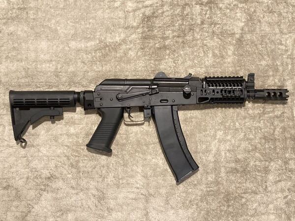 LCT製 AKS-74U ZENITタクティカルカスタム電動ガン フルメタル QDスプリングver.3メカボックス クリンコフ