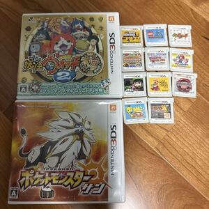 3DS ソフト まとめ売り 妖怪ウォッチ ポケットモンスター マリオ他 13本