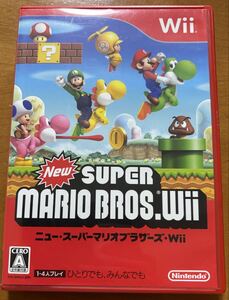 要確認!外装痛みあり New スーパーマリオブラザーズ Wii 任天堂 Wiiソフト Nintendo