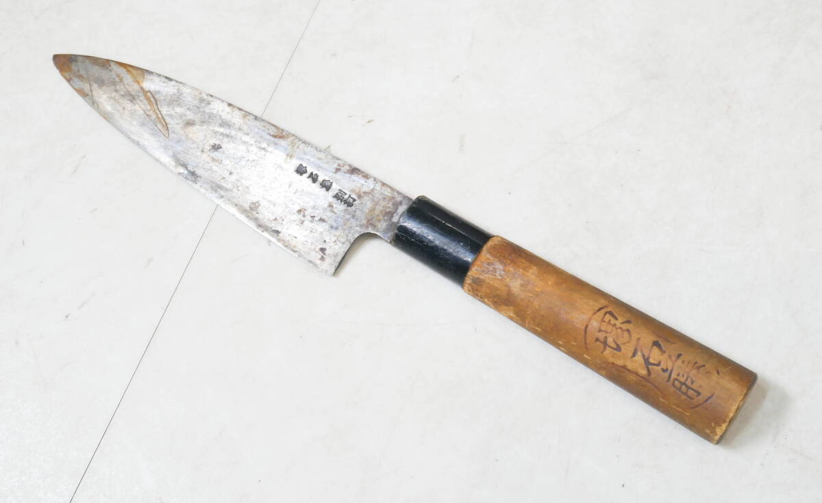 (62)大出刃包丁　出刃包丁　和包丁　出刃　堺信清　大出刃 2025年最新】Yahoo!オークション -堺 包丁(出刃包丁)の中古品