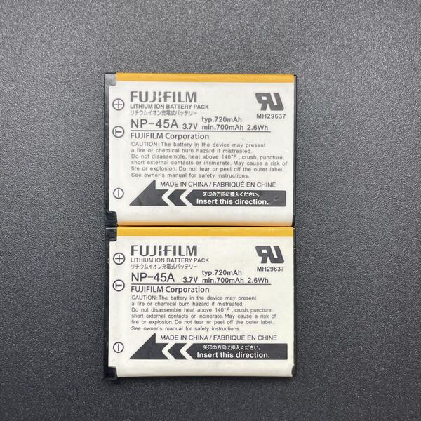 残量十分!【動作確認済】送料無料 返金保証 NP-45A FUJIFILM 富士フイルム 純正 膨張なし 電池 バッテリー