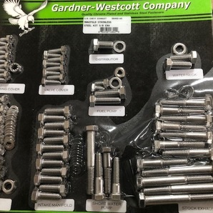 パッケージ破れの為格安 エンジンボルトキット ステンレス SBC インパラ ベルエア カプリス カマロ エルカミ モンテ 350