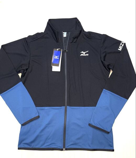(送料無料)新品未使用品 MIZUNO ミズノ COOL アイスタッチ 吸汗速乾 UV メンズジャケット☆ネイビー☆サイズ M 胸囲89〜95、身長167〜173㎝