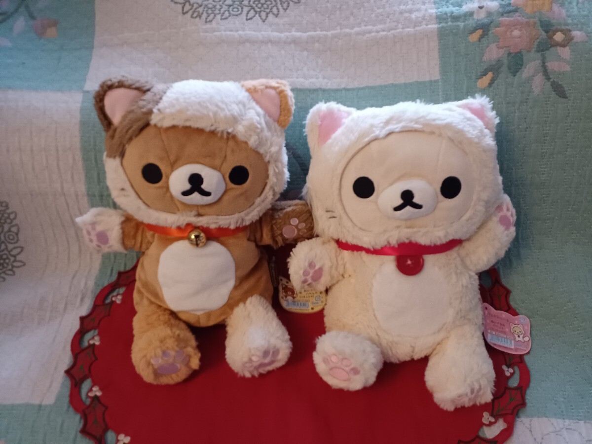 【新品未使用品】のんびりネコ ぬいぐるみ 3体セット リラックマ コリラックマ 2025年最新】Yahoo!オークション -リラックマ のんびりネコ